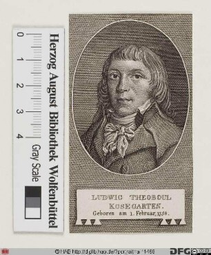 Bildnis Ludwig Gotthard (Theobul) Kosegarten