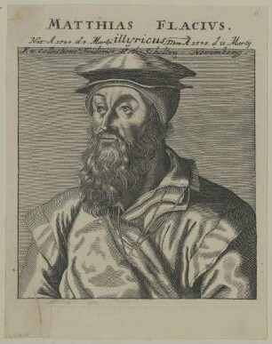 Bildnis des Matthias Flacius Illyricus