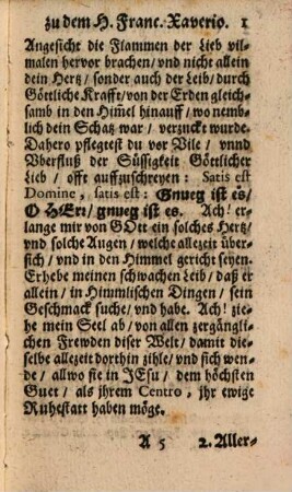 Sibentägige Andachten zu dem H. Francisco Xaverio