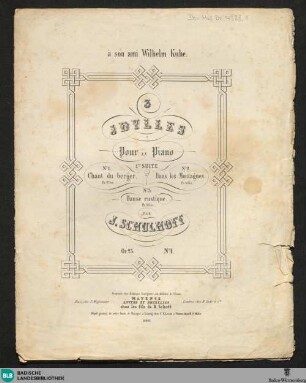 1: No. 1. Chant du berger