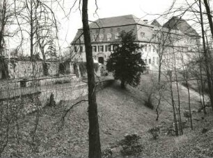 Meißen-Siebeneichen. Schloss (1545/1546 und 1701/1800). Ansicht von Westen