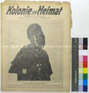 Wochenschrift des Frauenbundes der Deutschen Kolonialgesellschaft "Kolonie und Heimat" u.a. über die Schutztruppe in Deutsch-Südwestafrika