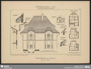 Einfamilienhaus in Stuttgart [Grundriss, Aufriss, Details]