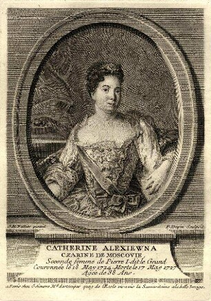 Bildnis von Katharina I. (1689-1727), Kaiserin von Russland