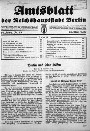 1939,13: Nr. 13, 26. März 1939