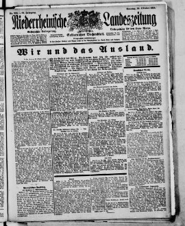 Niederrheinische Landeszeitung : Geldernsche Volkszeitung : Geldern'sches Wochenblatt : Volkszeitung für den Kreis Moers : erfolgreichstes Insertionsorgan in den Kreisen Geldern und Moers sowie in den Grenzbezirken der Kreise Cleve und Kempen