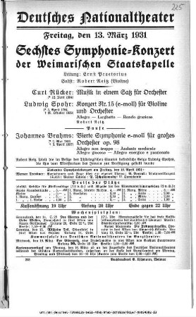 Sechstes Symphonie-Konzert