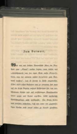 Zum Vorwort.