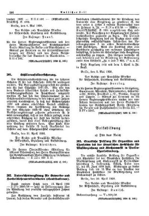 Staatliche Prüfung für Organisten und Chorleiter bei der Staatlichen Hochschule für Musikerziehung und Kirchenmusik in Berlin-Charlottenburg : [Volksbildung] ; [Für das Reich] ; [Amtliche Erlasse] ; [Amtlicher Teil]