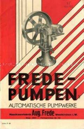 Frede-Pumpen / Automatische Pumpwerke