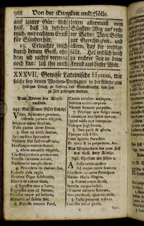 XXXVII. Gewisse Lateinische Hymni ...