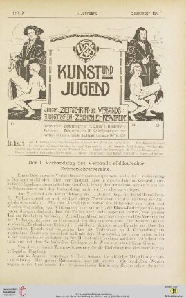 Der 1. Verbandstag des Verbands süddeutscher Zeichenlehrervereine