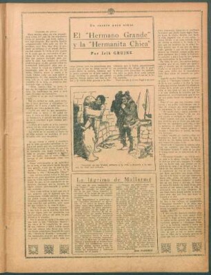 El "Hermano Grande" y la "Hermanita Chica" : Cuento para niños