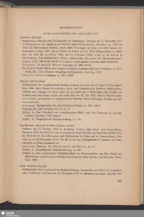 Biographien: Mundartdichter Des Erzgebirges