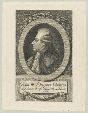 Bildnis Gustav III., König von Schweden