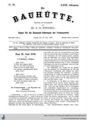 Nr. 25, 19. Juni 1880