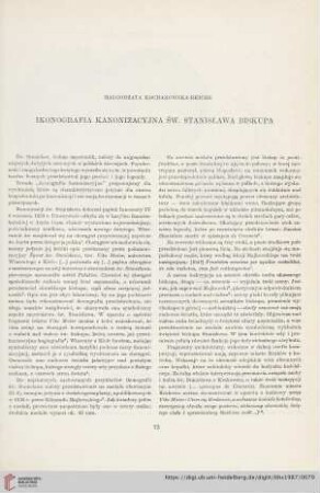 49: Ikonografia kanonizacyjna św.Stanisława biskupa