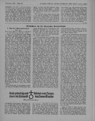 Geschichten um die Eisenacher Georgenkirche / Mitzenheim
