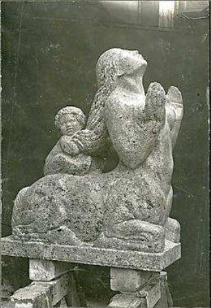 Fischer, Theodor; Reutlingen; Haus E. Gminder - Skulptur