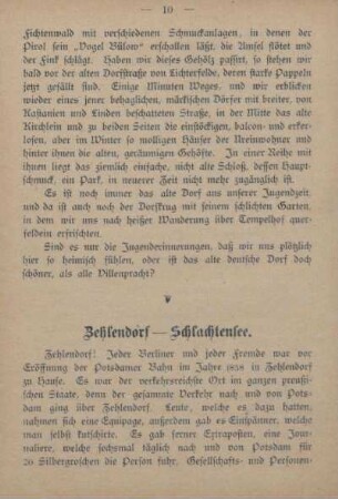 Zehlendorf - Schlachtensee