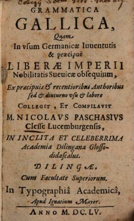 Grammatica Gallica