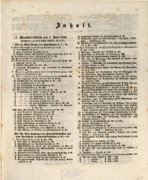 Hypotheken-Gesetz für das Königreich Bayern : nebst der Prioritäts-Ordnung, der Instruction über den Vollzug des Hypotheken-Gesetzes und dem Regulativ über die Tax- und Stempel-Gebühren ; Als Anhang: Repertorium über das Hypotheken- und Prioritäts-Gesetz und die hierauf Bezug habenden Verordnungen und literarischen Arbeiten ; In alphabetischer Reihenfolge