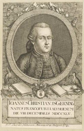 Bildnis des Ioannes Christianus Gerning