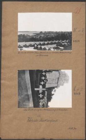Das Denkmal auf dem Heldenfriedhof in Semendria