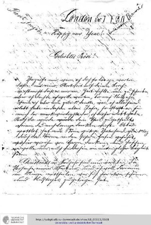 Brief vom 09.01.1890