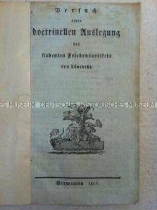 Interpretation des Friedens von Lunéville