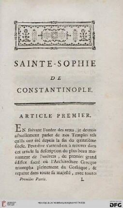 Sainte-Sophie de Constantinople