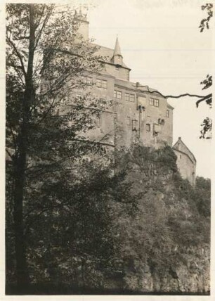 Burg Kriebstein, Ansicht von Südosten