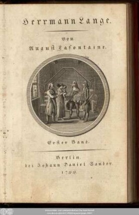 Vierter Theil = Erster Band: Familiengeschichten