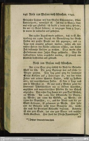 Reise von Moscau nach Astrachan