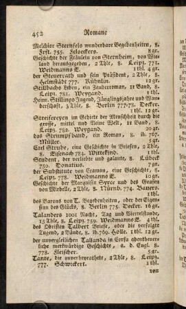 452-463, Romane - Rosenmüller