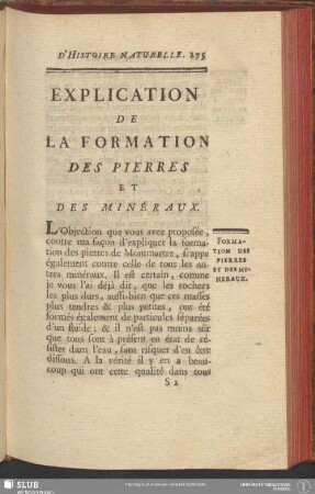 Explication De La Formation Des Pierres Et Des Minéraux