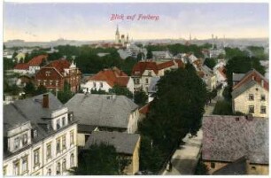 Freiberg. Blick auf Freiberg