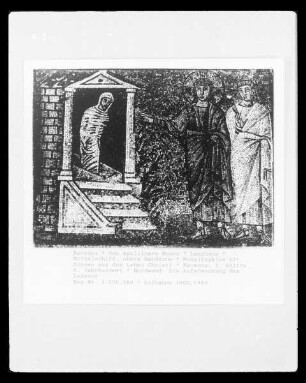 Mosaiken der Obergadenwände — Christusszenen — Auferweckung des Lazarus