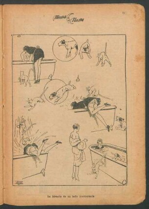 La historia de un baño involuntario [Cómic]