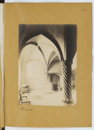 Marienkirche, Bernau: Innenansicht (aus: Skizzen- und Fotoalbum 20)