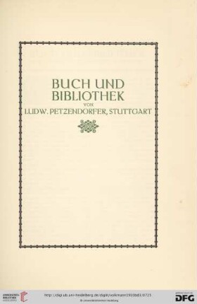 Buch und Bibliothek