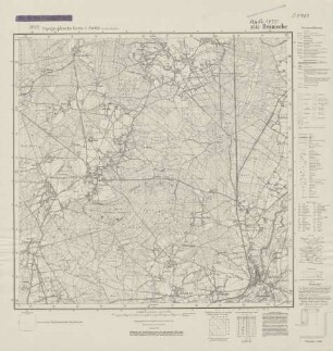 3513 (alte Nr.: 1825) Bramsche, Topographische Karte 1:25000 (4cm - Karte)