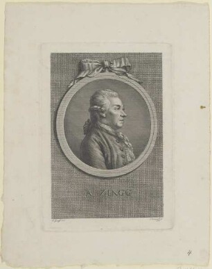 Bildnis des A. Zingg