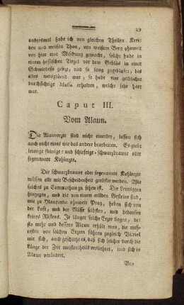 Caput III. Vom Alaun.