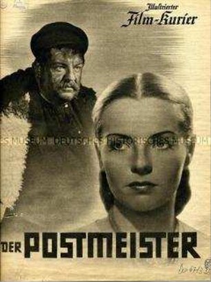 Filmzeitschrift zu dem deutschen Spielfilm "Der Postmeister"