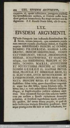 LXX. Eiusdem argumenti