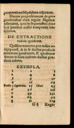 De Extractione radicis quadratae.