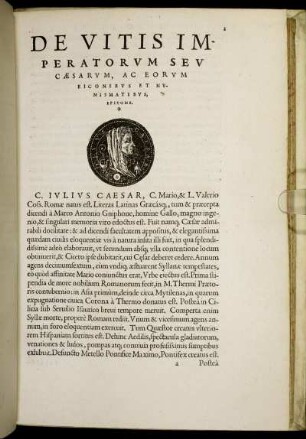 De Vitis Imperatorum seu Cæsarum,[...]