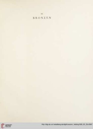 III. Bronzen (Nr. 155-208)