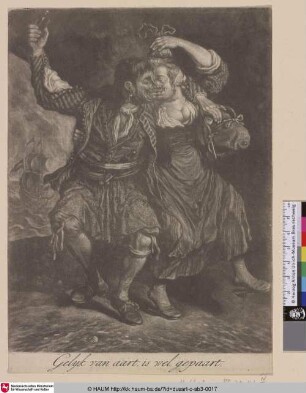 [The Sailor to the East Indies dancing with his Mistress; Seemann tanzt mit seiner Dirne]